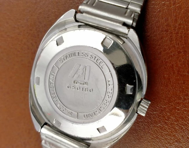 インディアン・エアラインスのロゴ入り時計