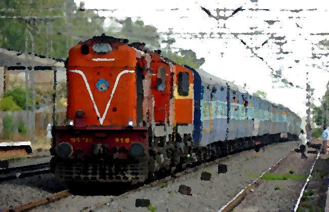 インド国鉄運行情報提供サイト