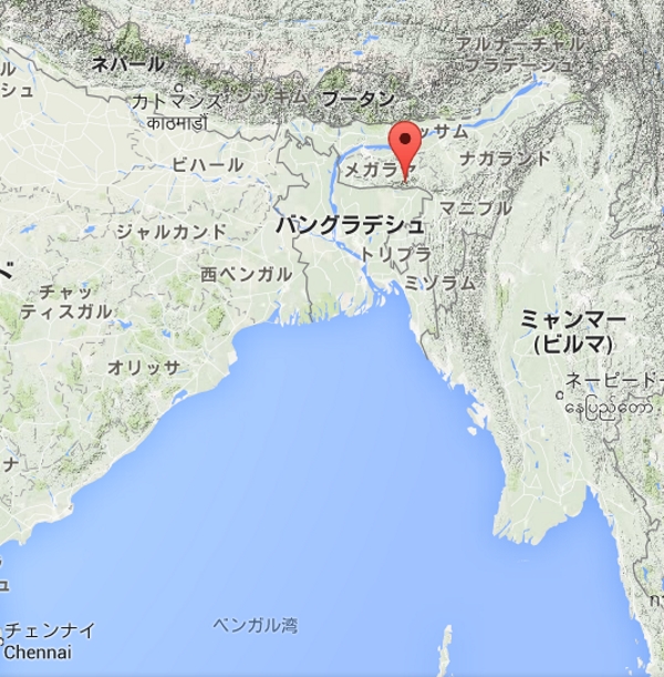 チェラプンジーの雨