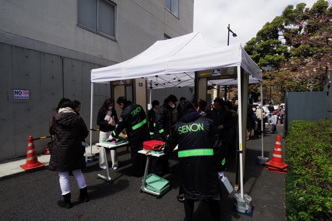 さくらフェスティバル2016のセキュリティチェック