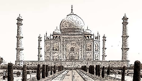 「タージマハルを訪問する外国人が減少」という記事について