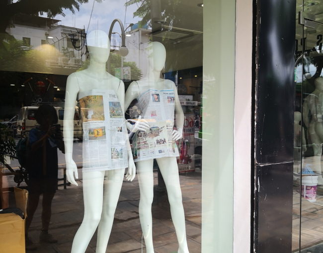 ネパールらしい慎ましさ