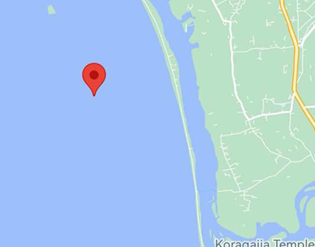 ウドゥピの海岸風景